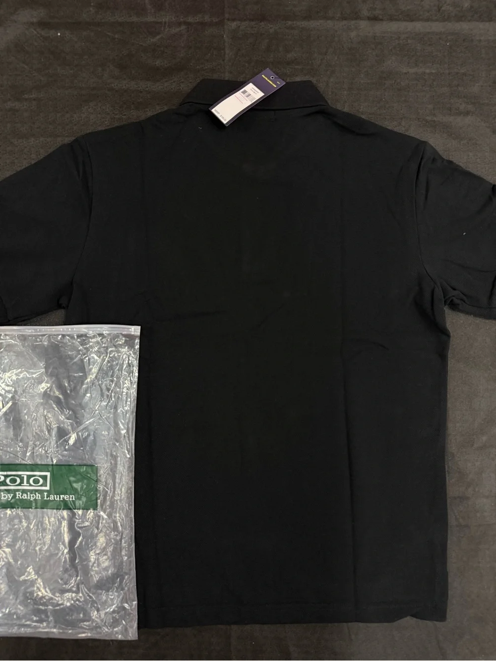 Polo by Ralph Lauren Black Polo with White Embroidered Pony